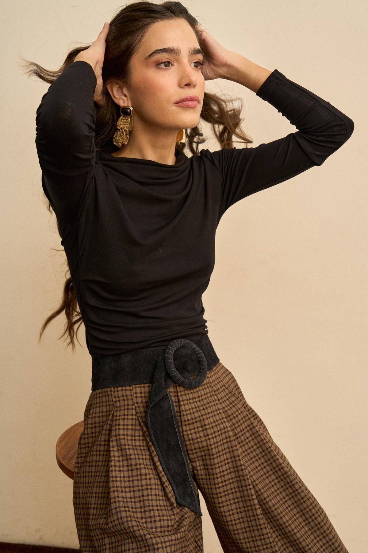 Black Isabella Top