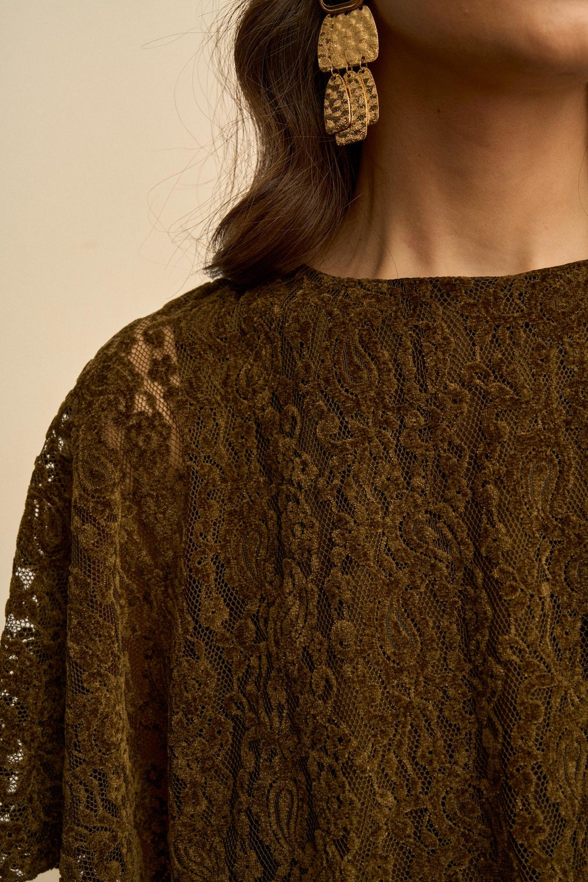 Astrée Fringe Lace Top