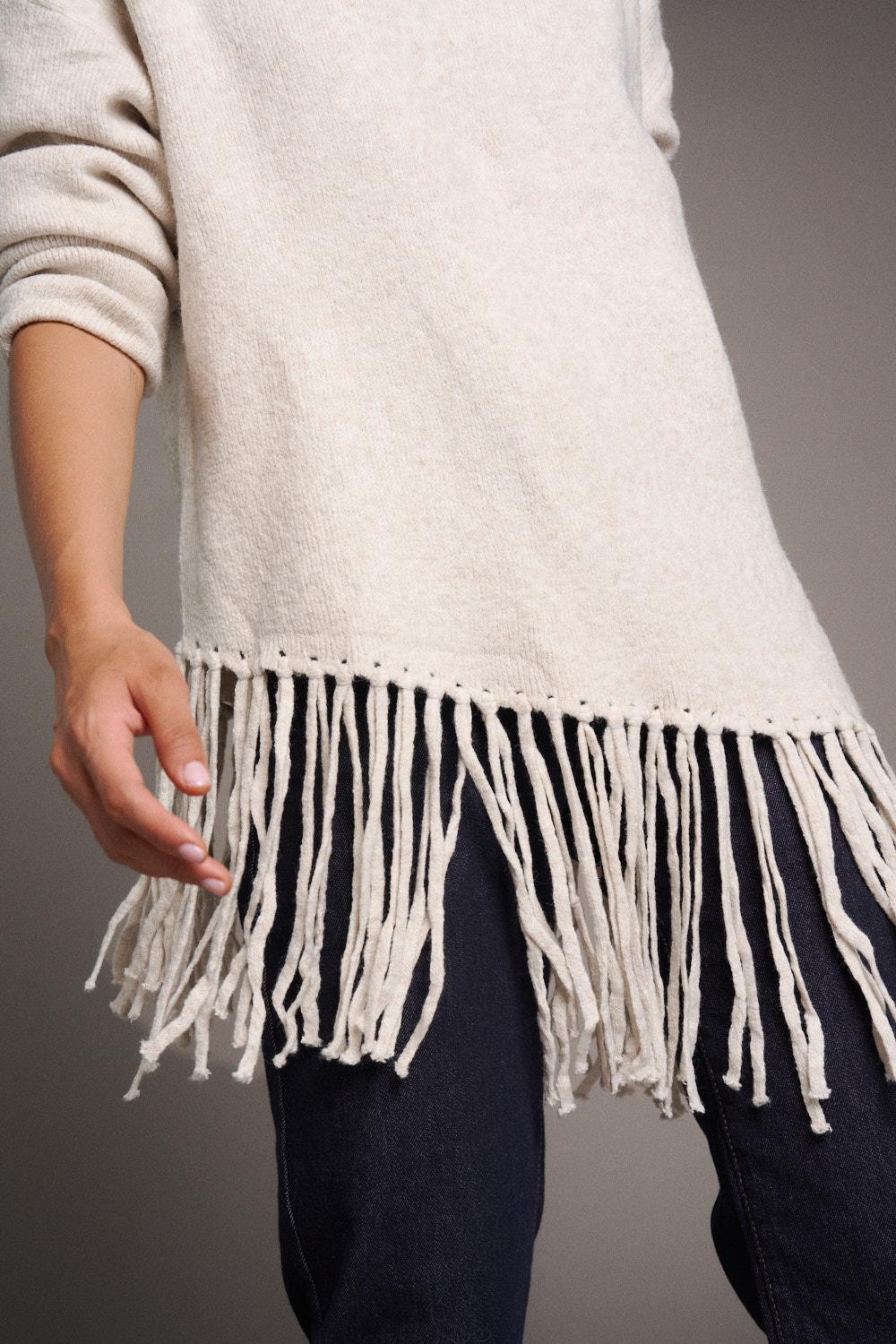 Long Fringe Sweater Marlen