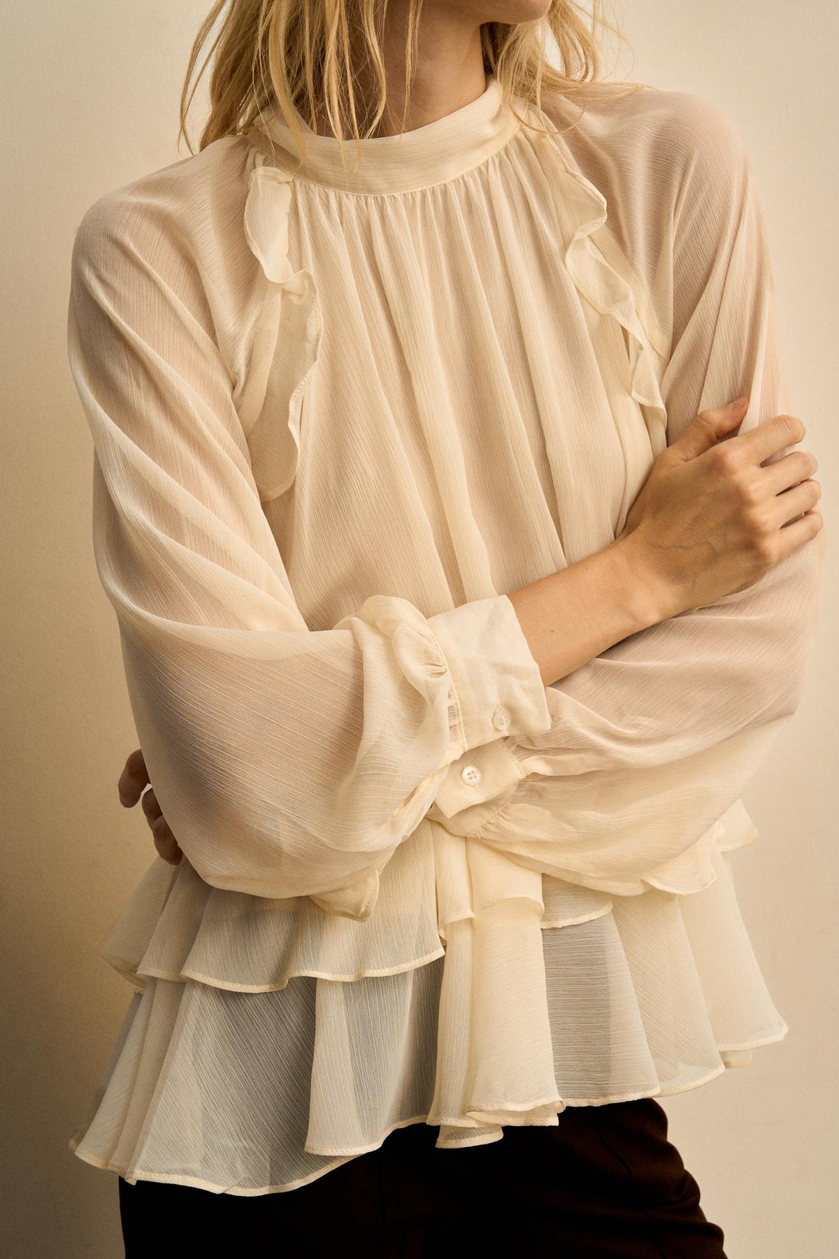Elianeve Ruffle Blouse
