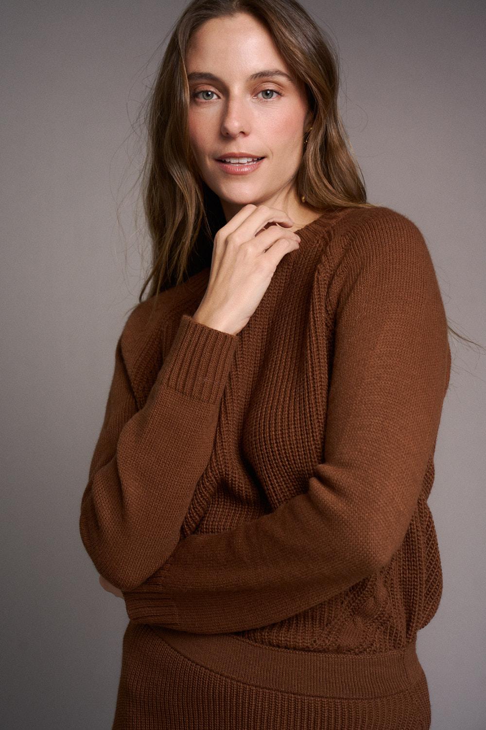 Adele Chocolate Sweater